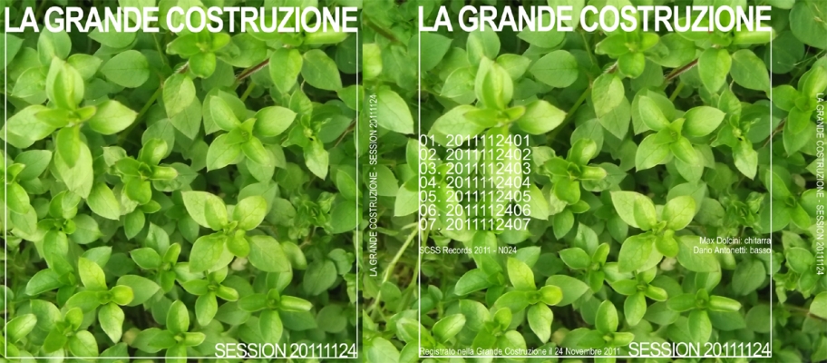 n024 la grande costruzione: session 20111124 2011 n024 la grande costruzione: session 20111124 2011